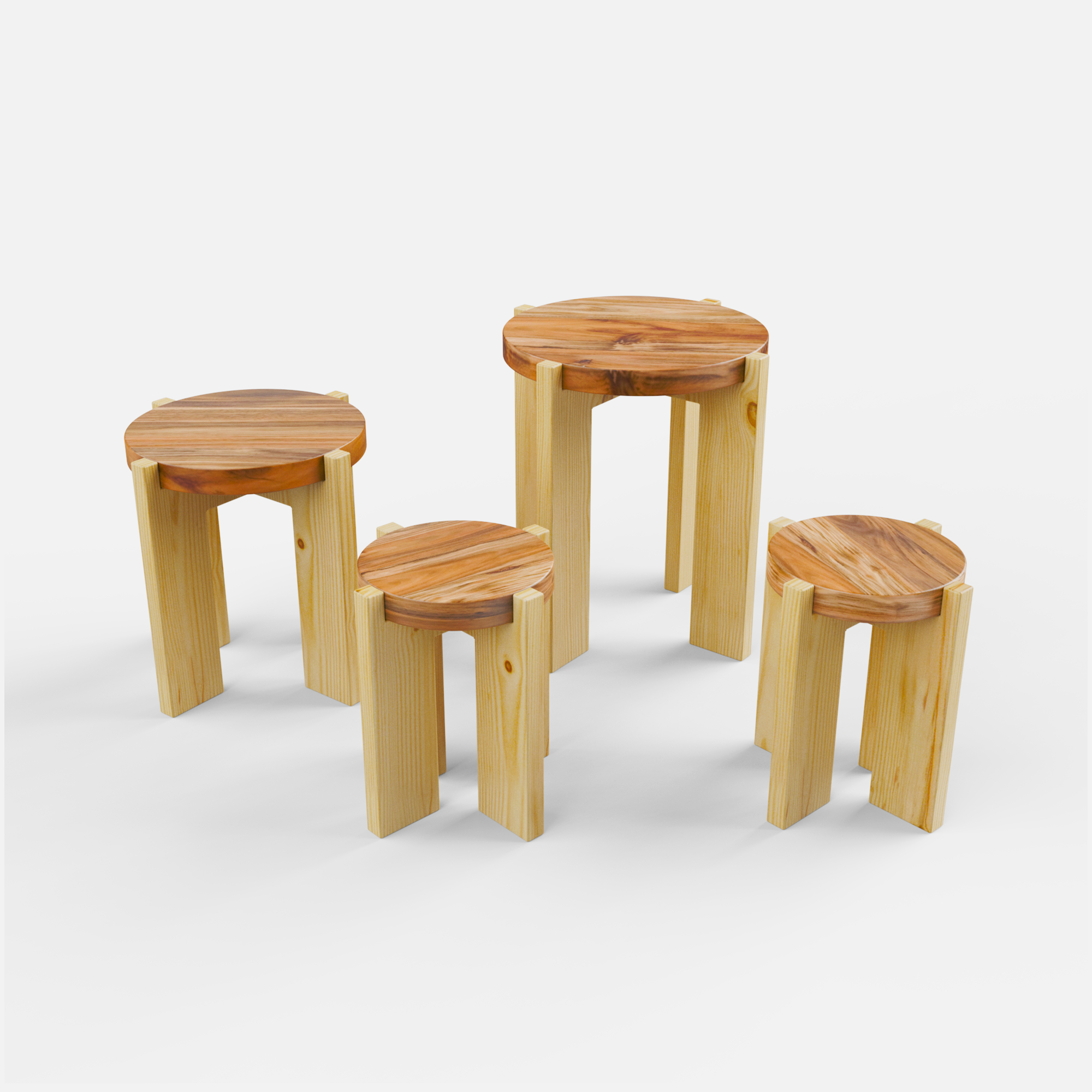 Alf Medium Side Table - Crafts Mill Bespoke Furniture - End Tables