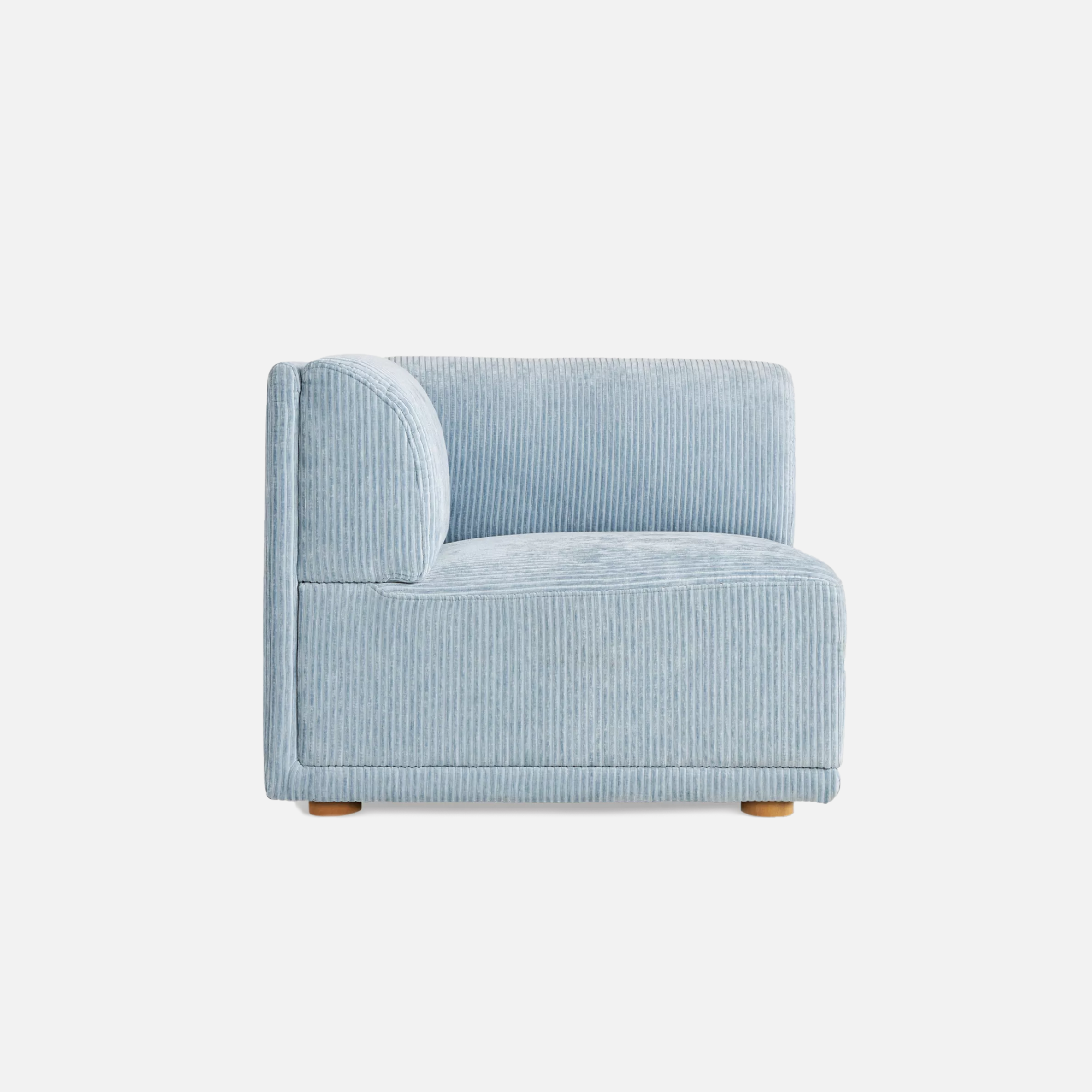 Eric Modular 2 Seater Sofa with Ottoman - 90" | 72" Left Chaise - Crafts Mill Bespoke Furniture - Modular sectional sofas