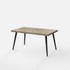 Souza Luxury Dining Table - 6 Seater - 150 cm x 90 cm x 76 cm - Mango