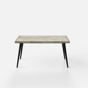Souza Luxury Dining Table - 6 Seater - 150 cm x 90 cm x 76 cm - Mango