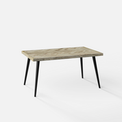 Souza Luxury Dining Table - 6 Seater - 150 cm x 90 cm x 76 cm - Mango
