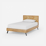 Souza Parquet Pattern Bed