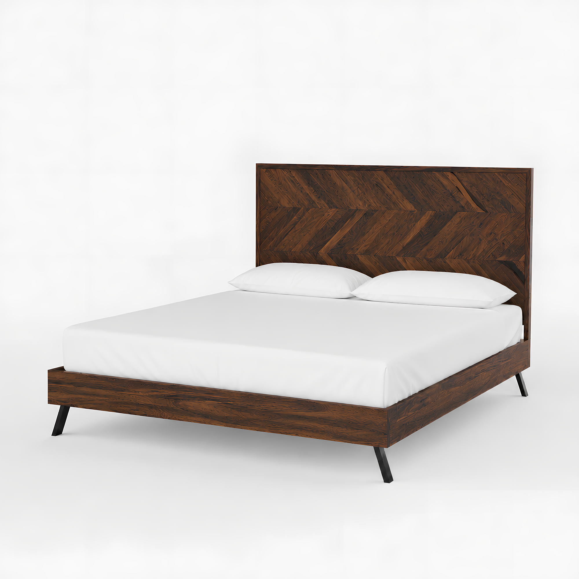 Souza Parquet Pattern Bed