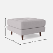 Svalbard Ottoman - Crafts Mill Bespoke Furniture - Sofas & Accent Chairs