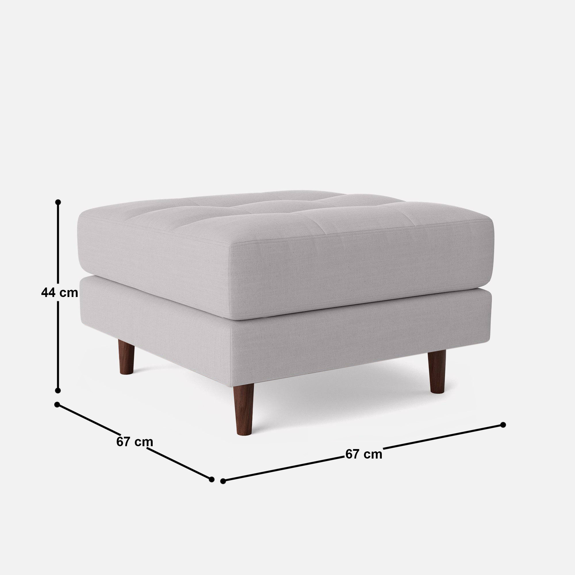 Svalbard Ottoman - Crafts Mill Bespoke Furniture - Sofas & Accent Chairs