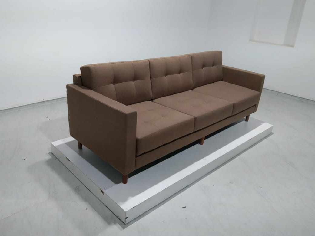 Svalbard 3 Seater Sofa - Walnut Brown