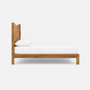 Teresa Rustic Harmony Wood Bed Frame with Natural Finish