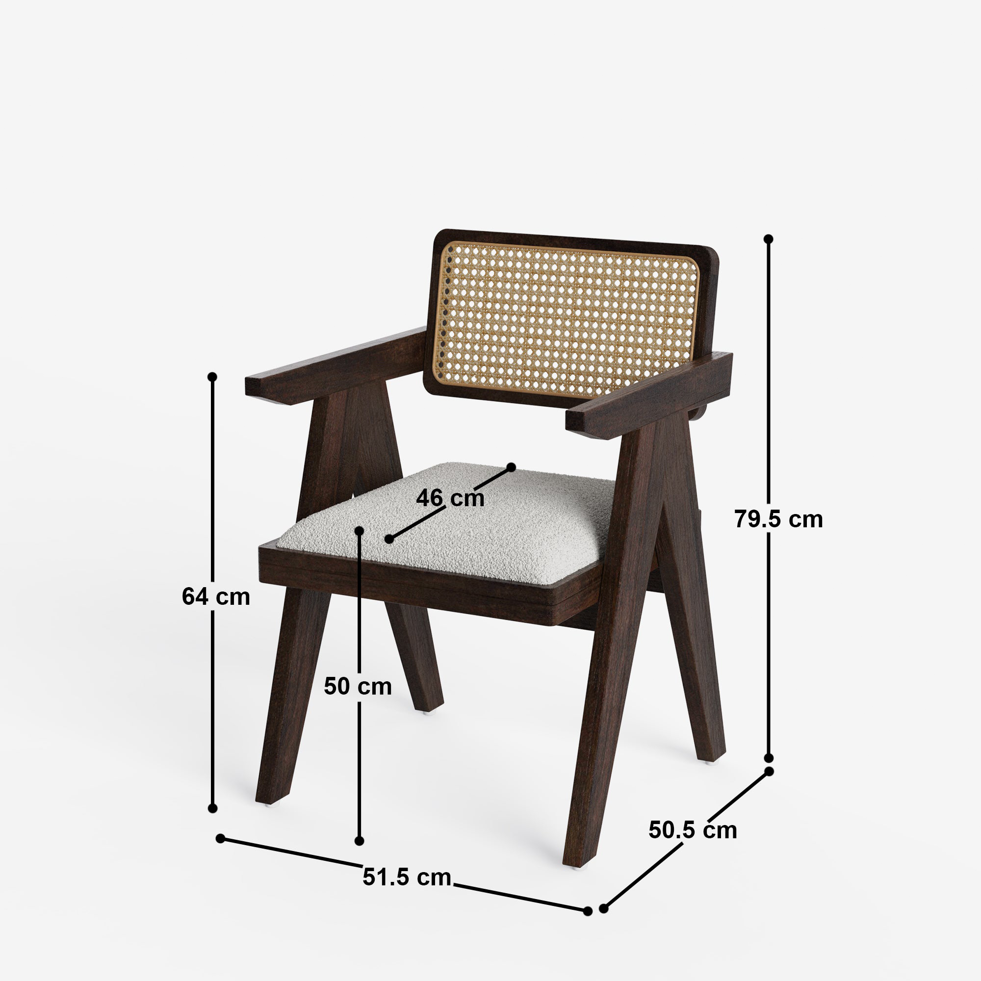 Amor-Pierre Textured Walnut Dining Table Set -  2, 4 & 6 Seater/ All sizes - Crafts Mill Bespoke Furniture - Dining
