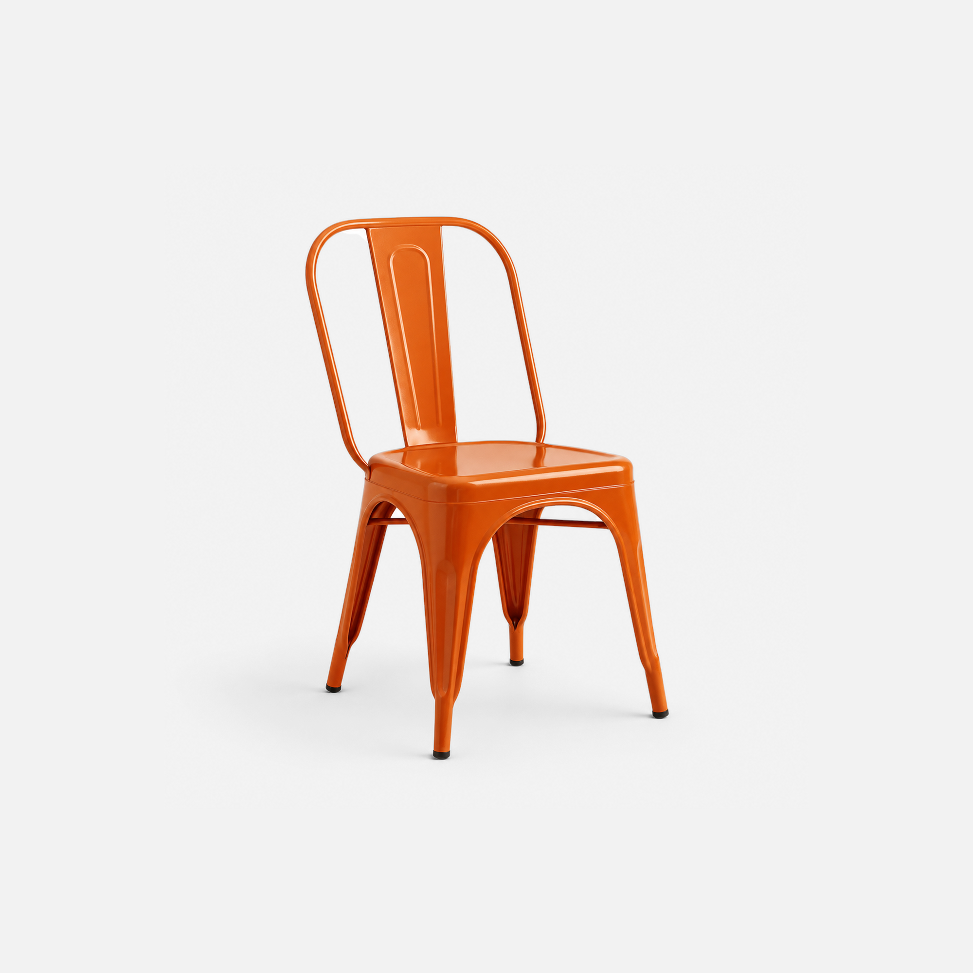 UrbanEdge Industrial Style Metal Cafe Chair
