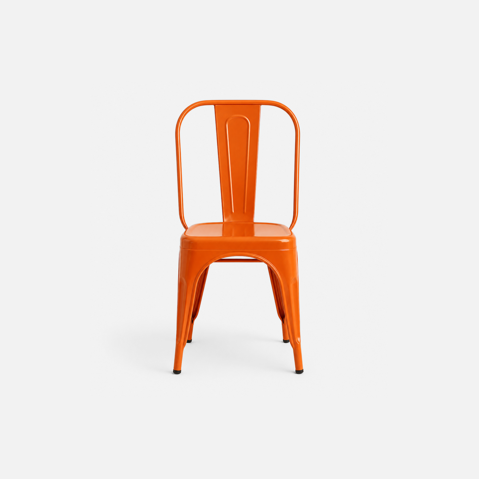 UrbanEdge Industrial Style Metal Cafe Chair