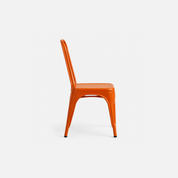 UrbanEdge Industrial Style Metal Cafe Chair