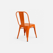 UrbanEdge Industrial Style Metal Cafe Chair