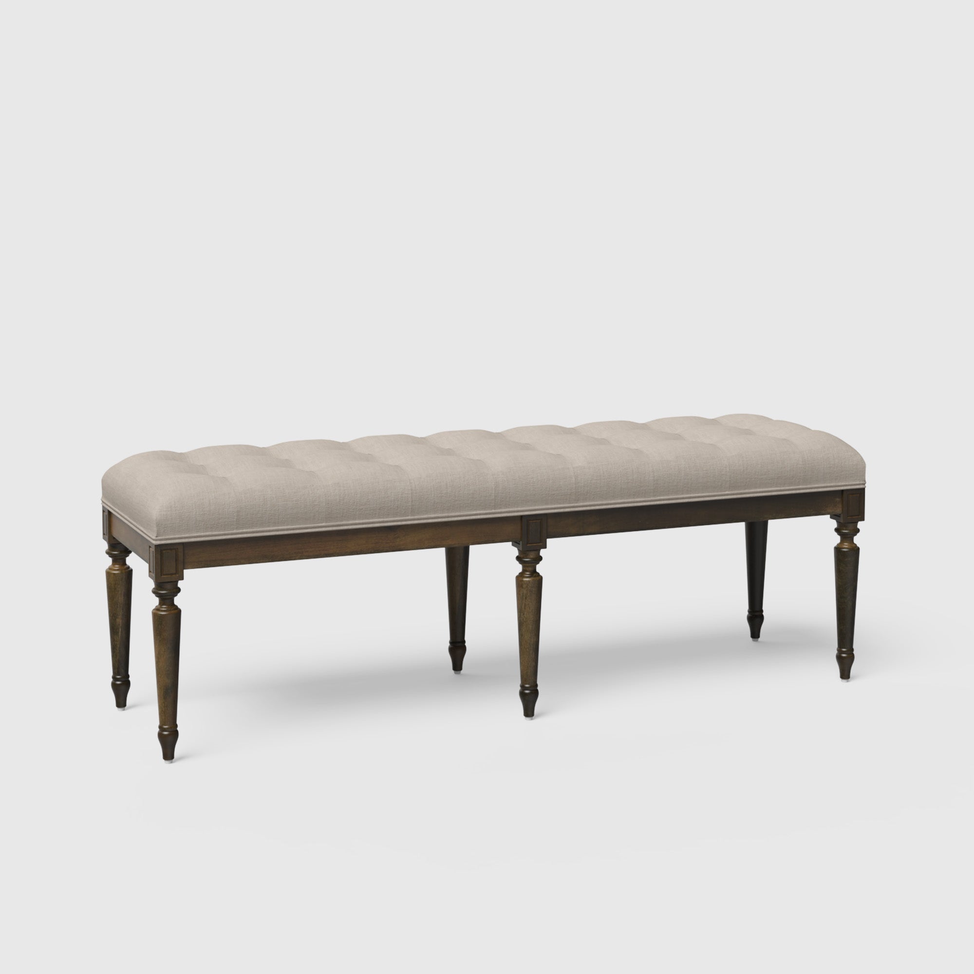 Chantel Upholstered Bench - Crafts Mill Bespoke Furniture - Bedroom
