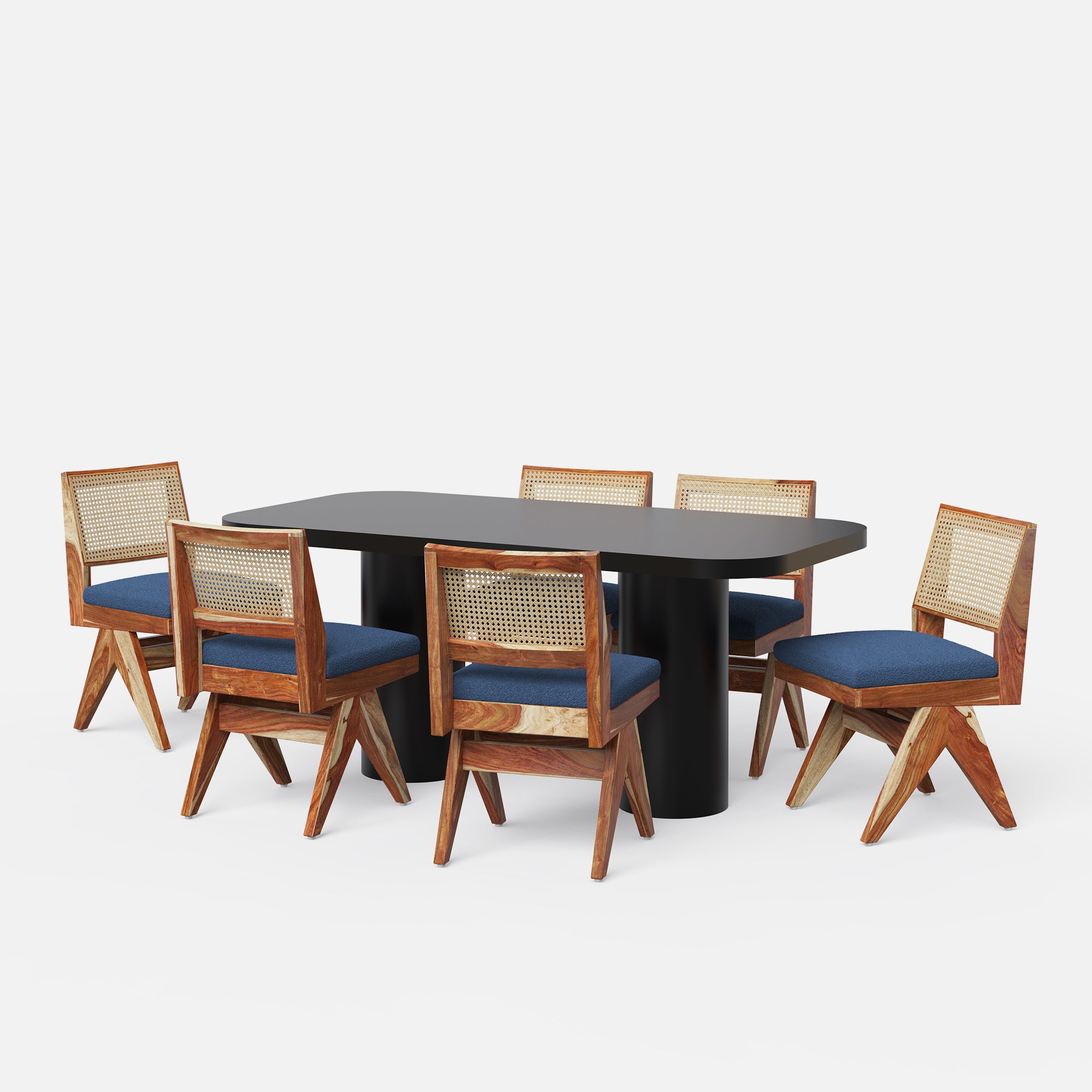 Alba-Jean Dining Table Set - 6 & 8 Seater/ All sizes