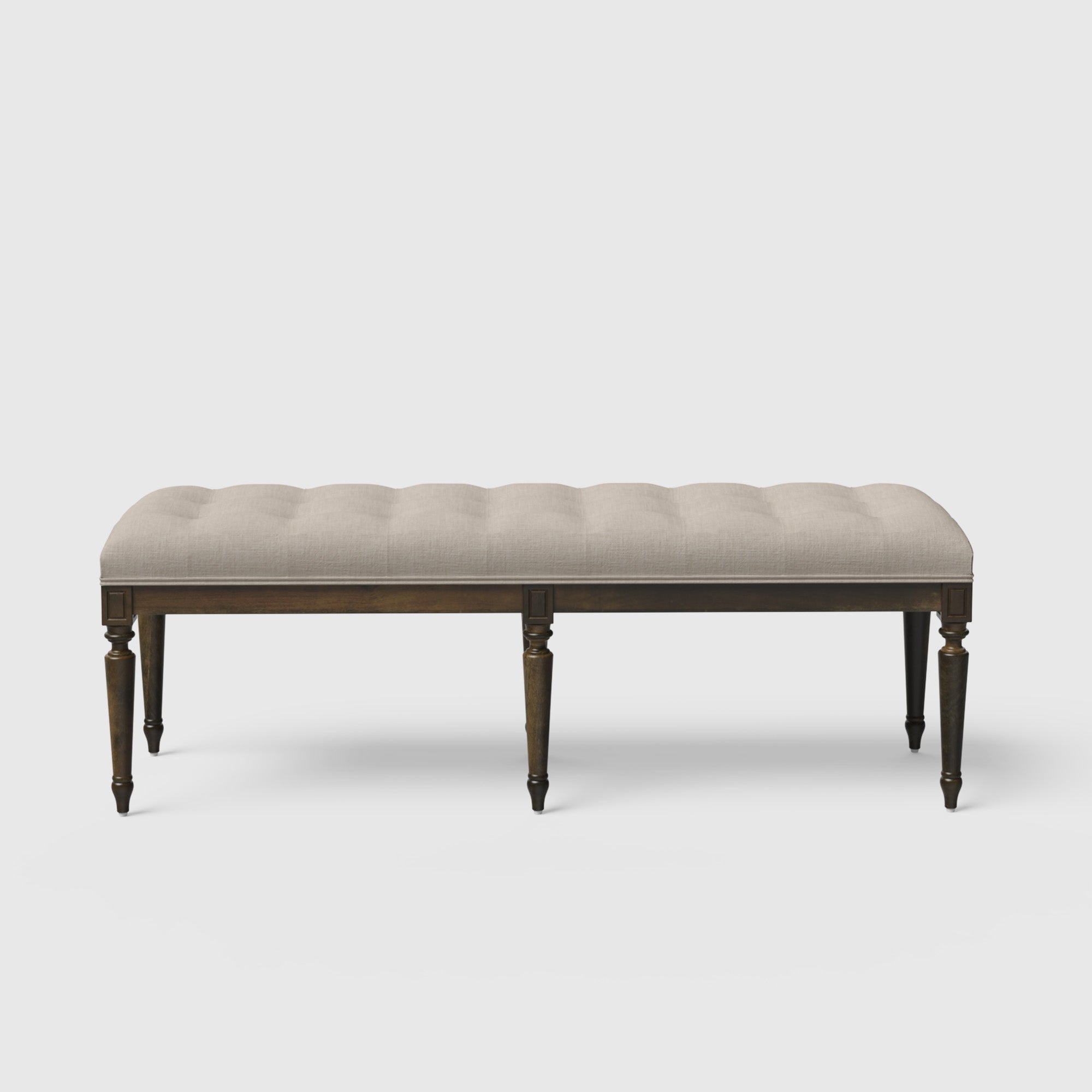 Chantel Upholstered Bench - Crafts Mill Bespoke Furniture - Bedroom