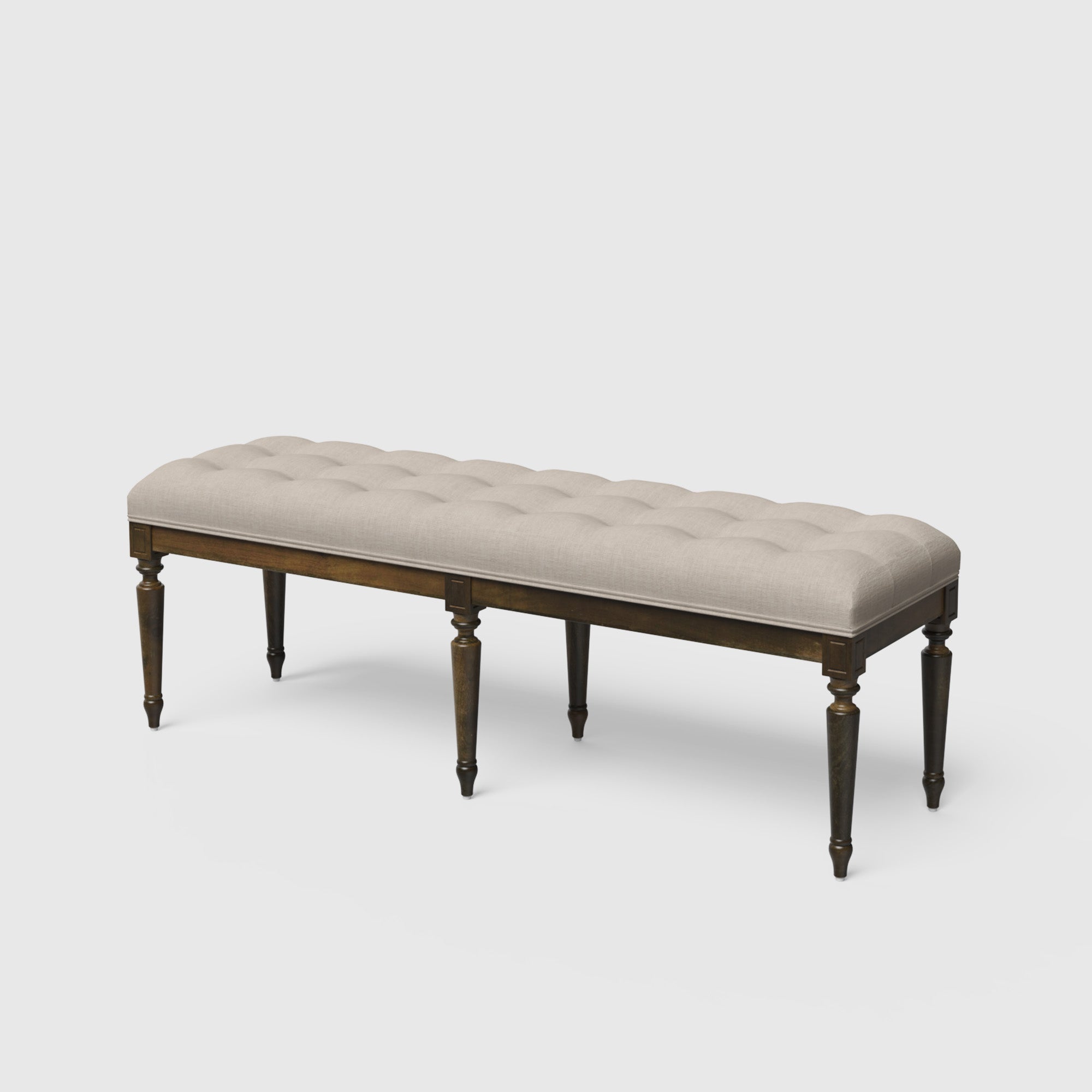 Chantel Upholstered Bench - Crafts Mill Bespoke Furniture - Bedroom