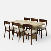 Alba-Middleton Dining Table Set - 6 & 8 Seater/ All sizes