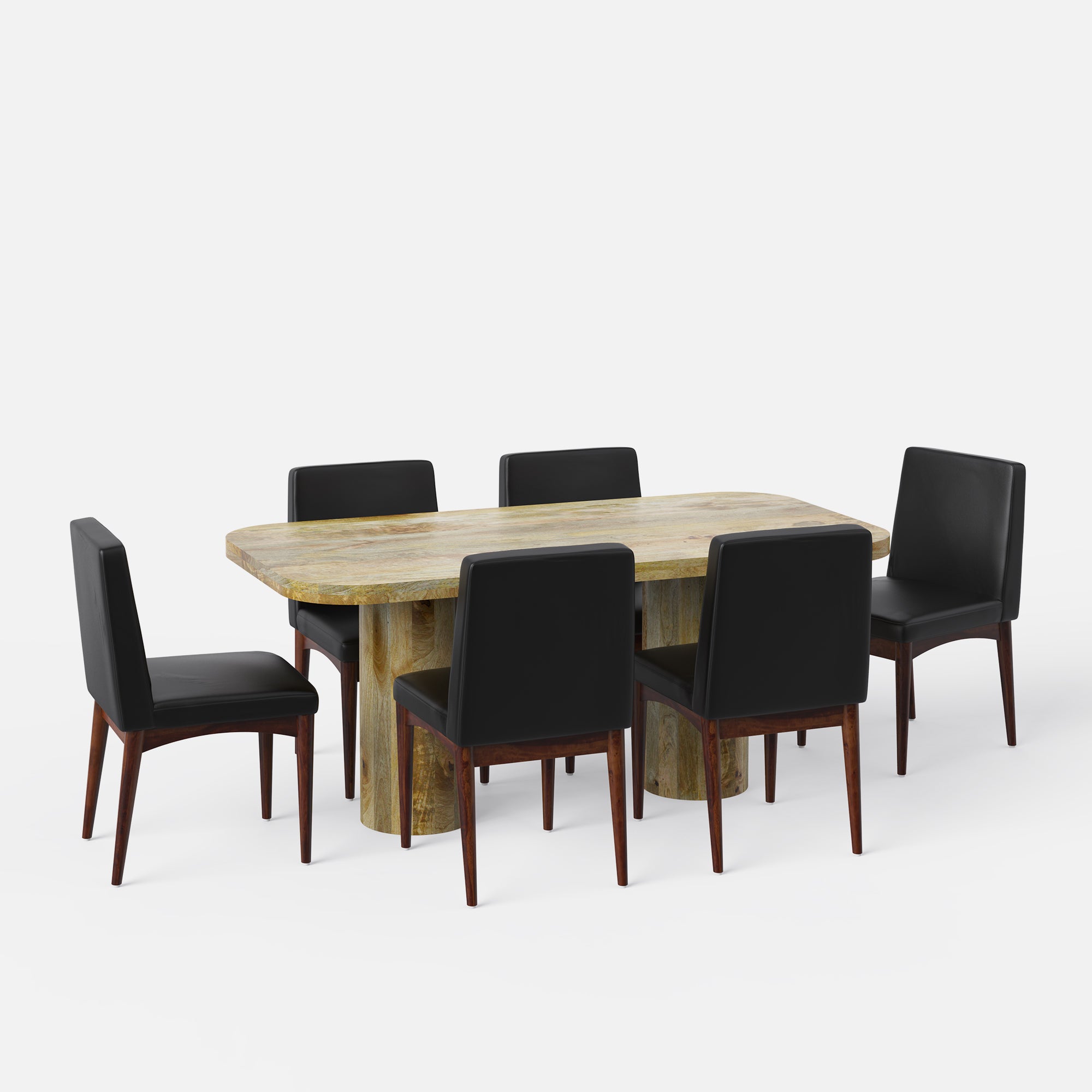 Alba-Lidia Dining Table Set - 6 & 8 Seater/ All sizes