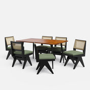 Shelly Plaintop-Jean Dining Table Set - 4 & 6 Seater/ All sizes