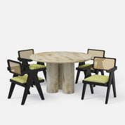 Amor-Pierre Dining Table Set - 2, 4 & 6 Seater/ All sizes