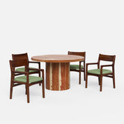 Luis-Kiyomi Dining Table Set - 2, 4 & 6 Seater/ All sizes