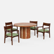 Luis-Kiyomi Dining Table Set - 2, 4 & 6 Seater/ All sizes