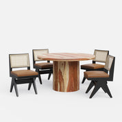 Luis-Jean Dining Table Set - 2, 4 & 6 Seater/ All sizes