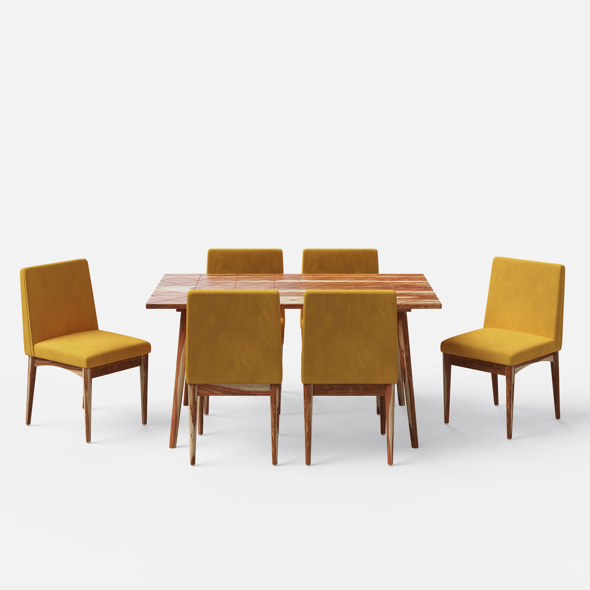 Helena-Lidia Dining Table Set - 4 & 6 Seater/ All sizes