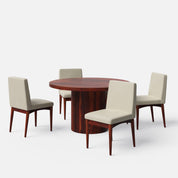 Luis-Lidia Dining Table Set - 2, 4 & 6 Seater/ All sizes