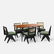 Shelly Plaintop-Jean Dining Table Set - 4 & 6 Seater/ All sizes