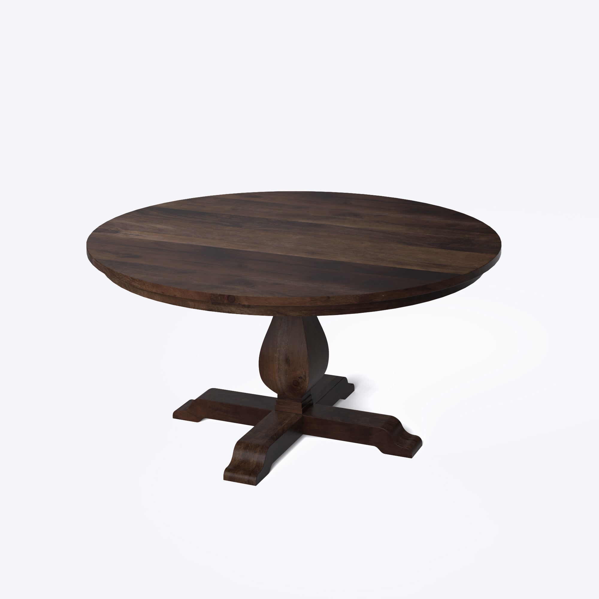 Derbyshire Round Dining Table - 4 & 6 Seater/All Sizes - Crafts Mill Bespoke Furniture - Dining