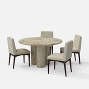 Amor-Lidia Dining Table Set - 2, 4 & 6 Seater/ All sizes