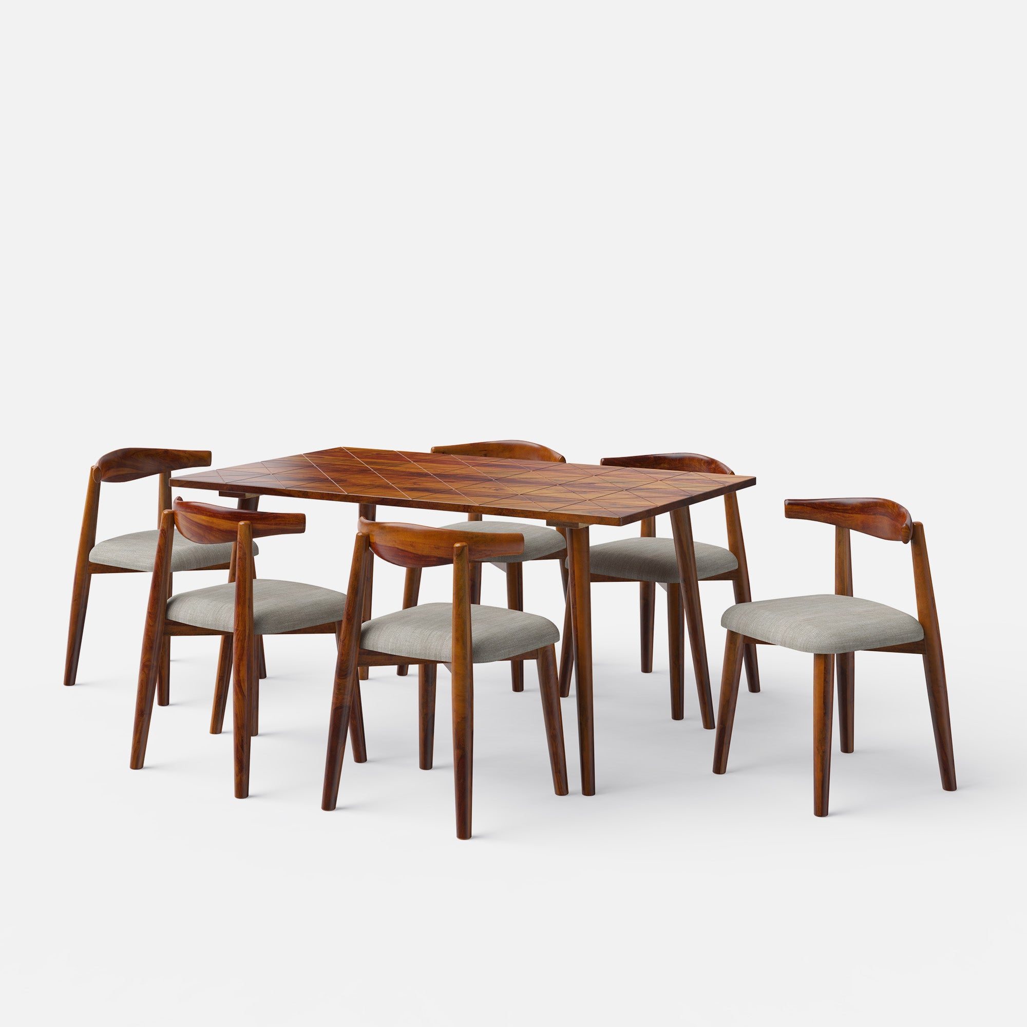 Helena-Arendt Dining Table Set- 4 & 6 Seater/ All sizes