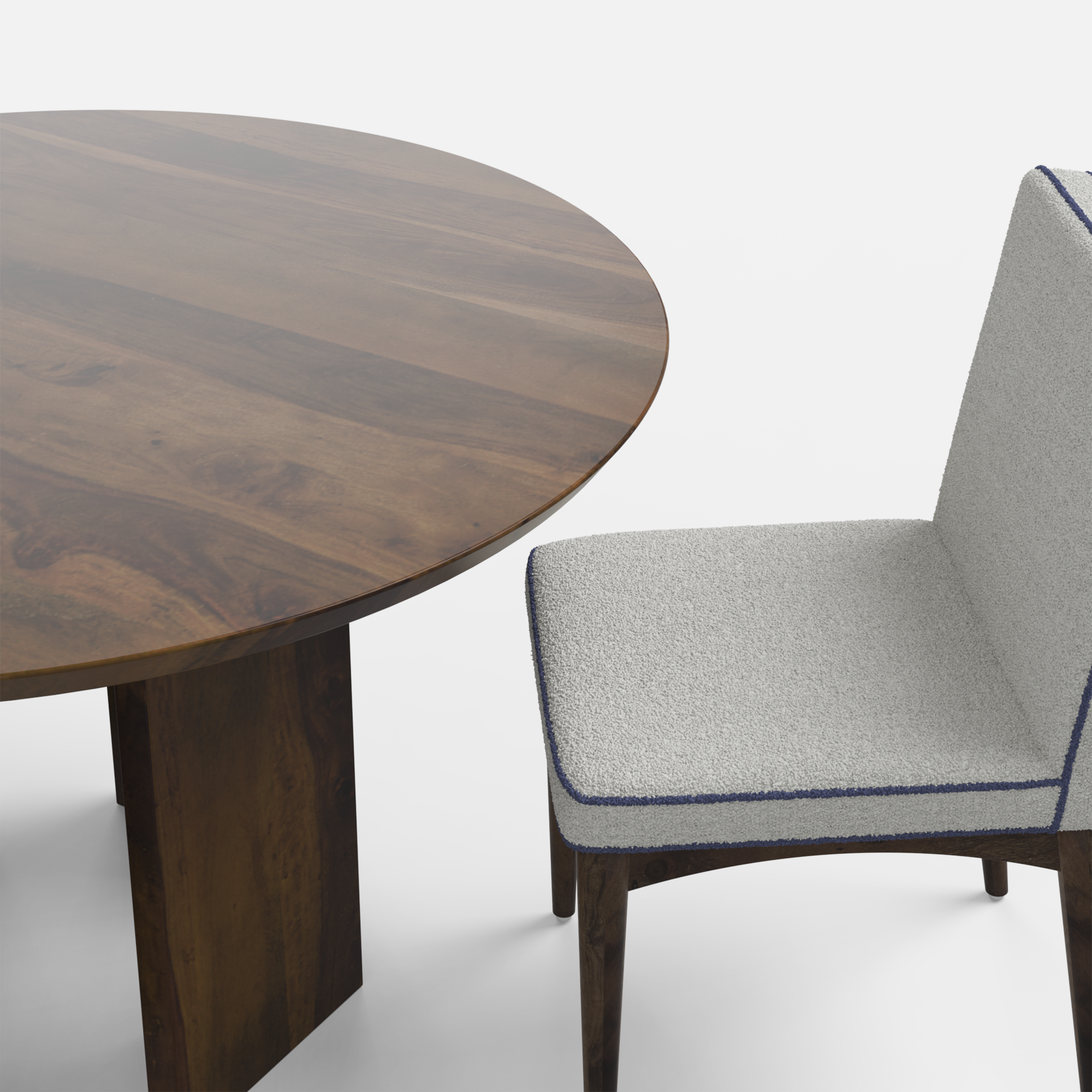 Wolter-Lidia Dining Table Set - 4 Seater - Crafts Mill Bespoke Furniture - Dining