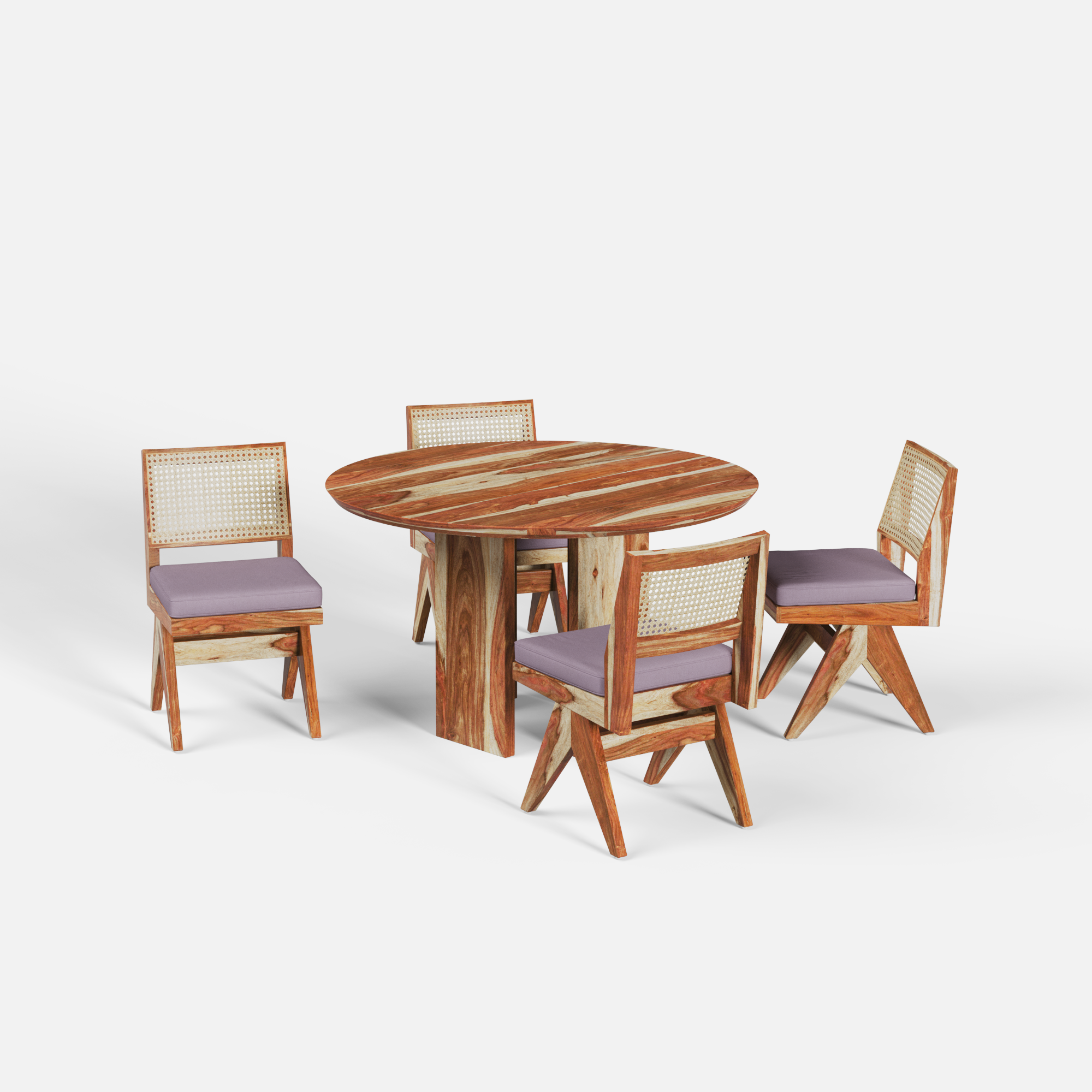 Wolter-Jean Dining Table Set - 4 Seater - Crafts Mill Bespoke Furniture - Dining