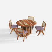 Wolter-Jean Dining Table Set - 4 Seater - Crafts Mill Bespoke Furniture - Dining