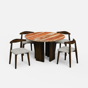 Wolter-Arendt Dining Table Set - 4 Seater - Crafts Mill Bespoke Furniture - Dining