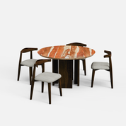 Wolter-Arendt Dining Table Set - 4 Seater - Crafts Mill Bespoke Furniture - Dining