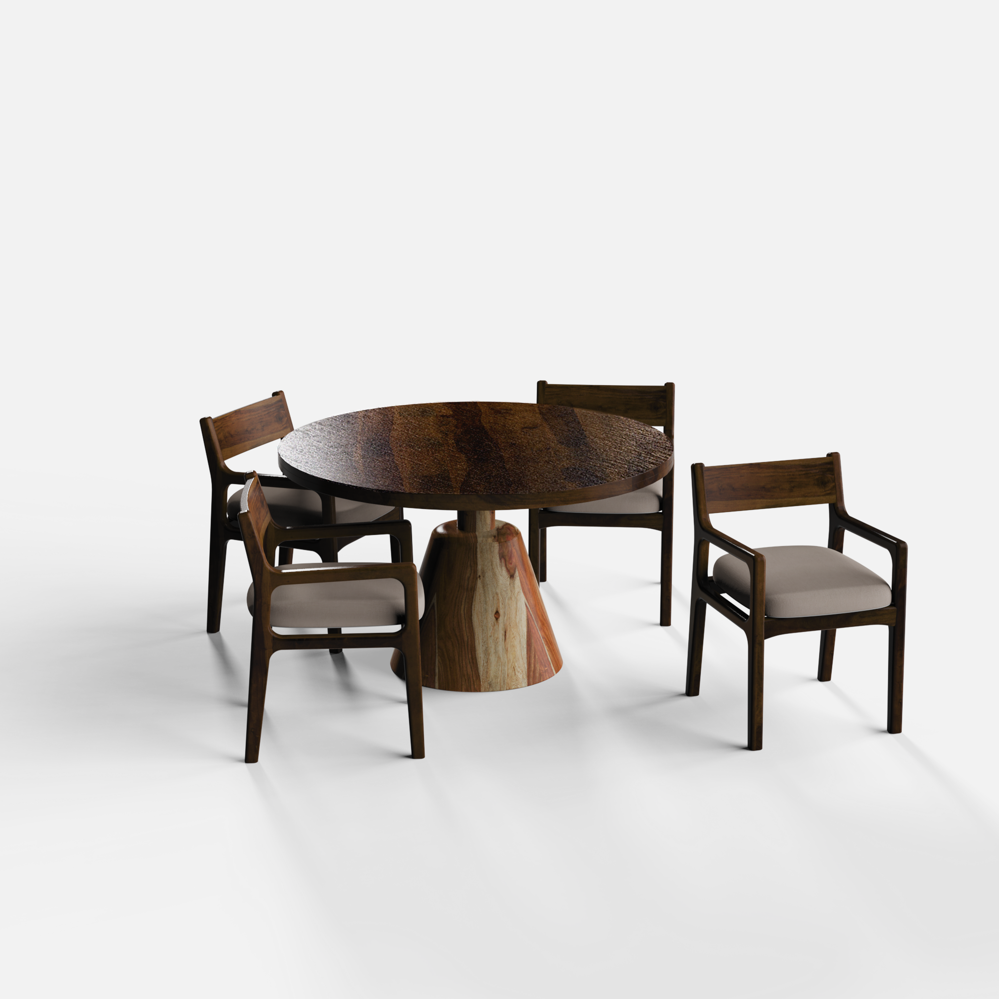 Yukon-Kiyomi-dining-set-130cm-dia-textured-walnut-sheesham-top-natural-sheesham-bottom-4-chairs-walnut-sheesham-fur-beige-V2.png
