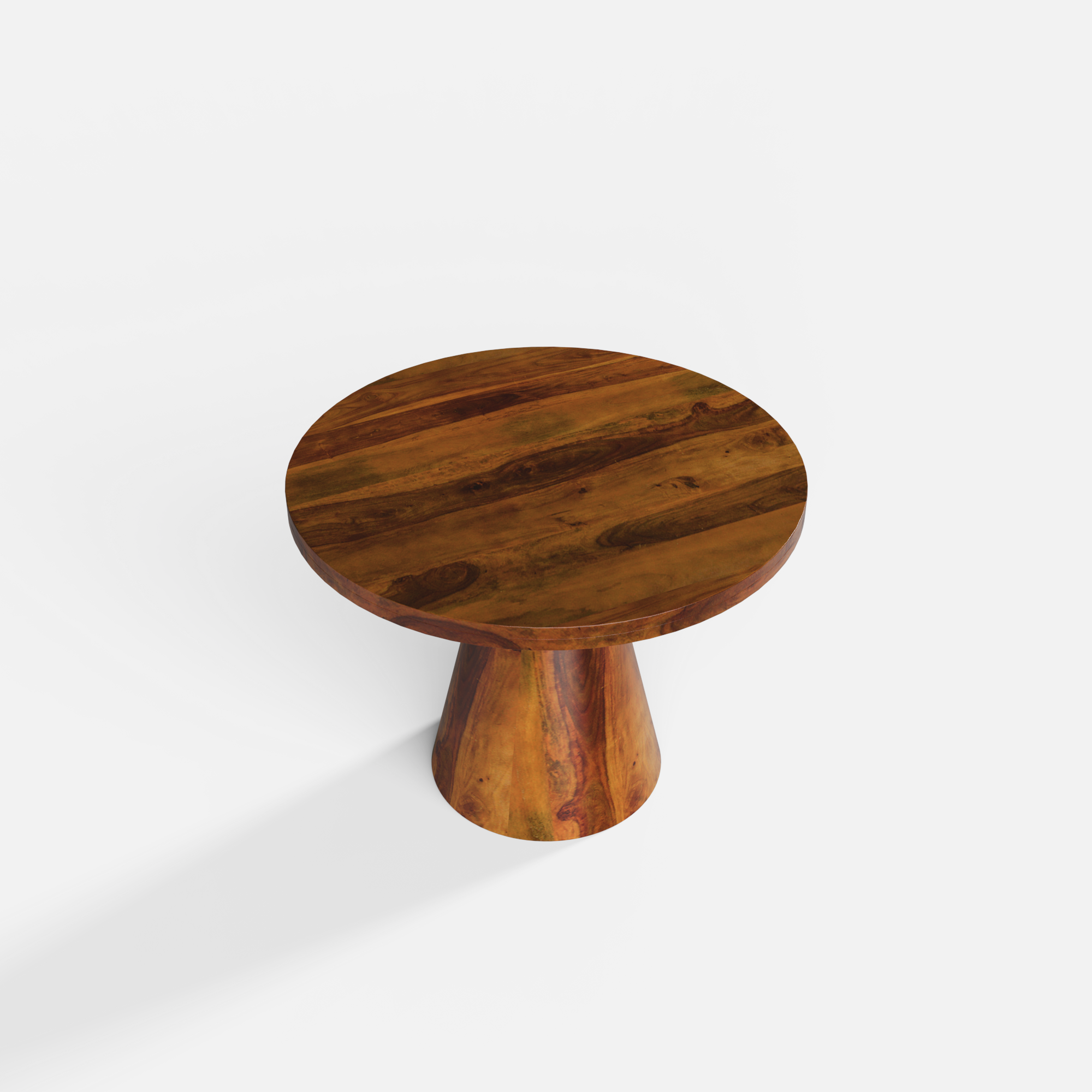 Yukon Luxury Dining Table - 4 Seater - 100 cm Dia x 76 cm - Sheesham