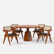 Yukon-Pierre Dining Table Set - 4/6 Seater - All Sizes - Crafts Mill Bespoke Furniture - Dining