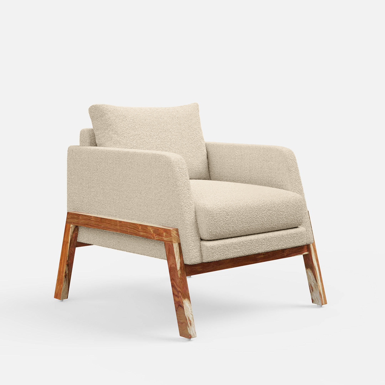 Arte Bouclé Accent Chair