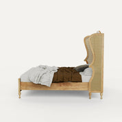 Chantel Natural Rattan Cane Bed