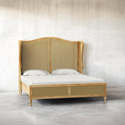 Chantel Natural Rattan Cane Bed