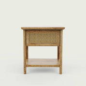 Chantel Rattan Mango Natural Bedside Table