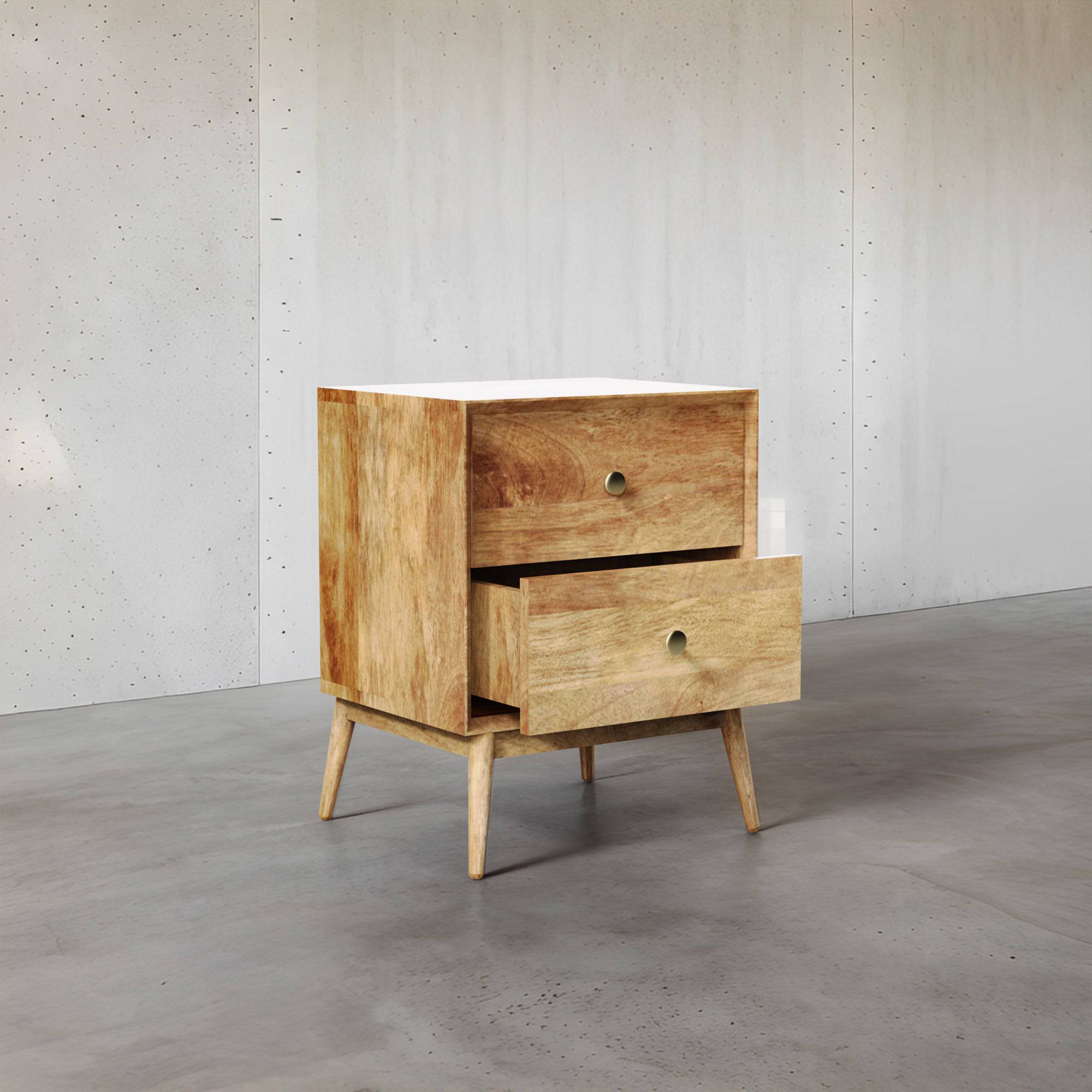 Fran Mango Natural Night Stand