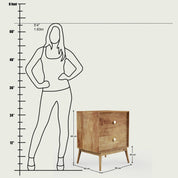 Fran Mango Natural Night Stand