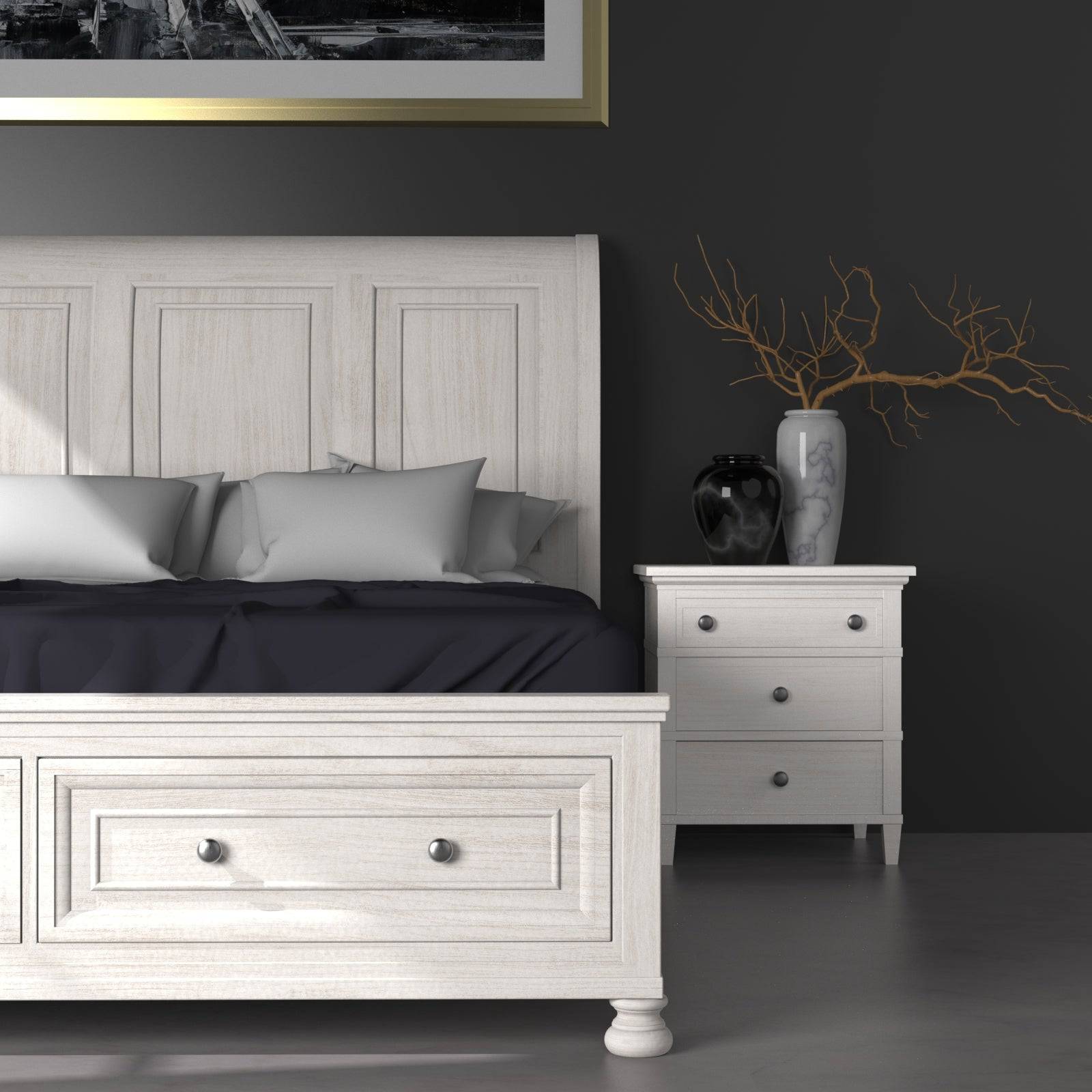 Hale Storage Bed - Solid Wood