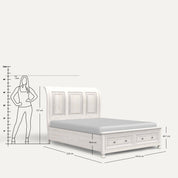 Hale Storage Bed - Solid Wood