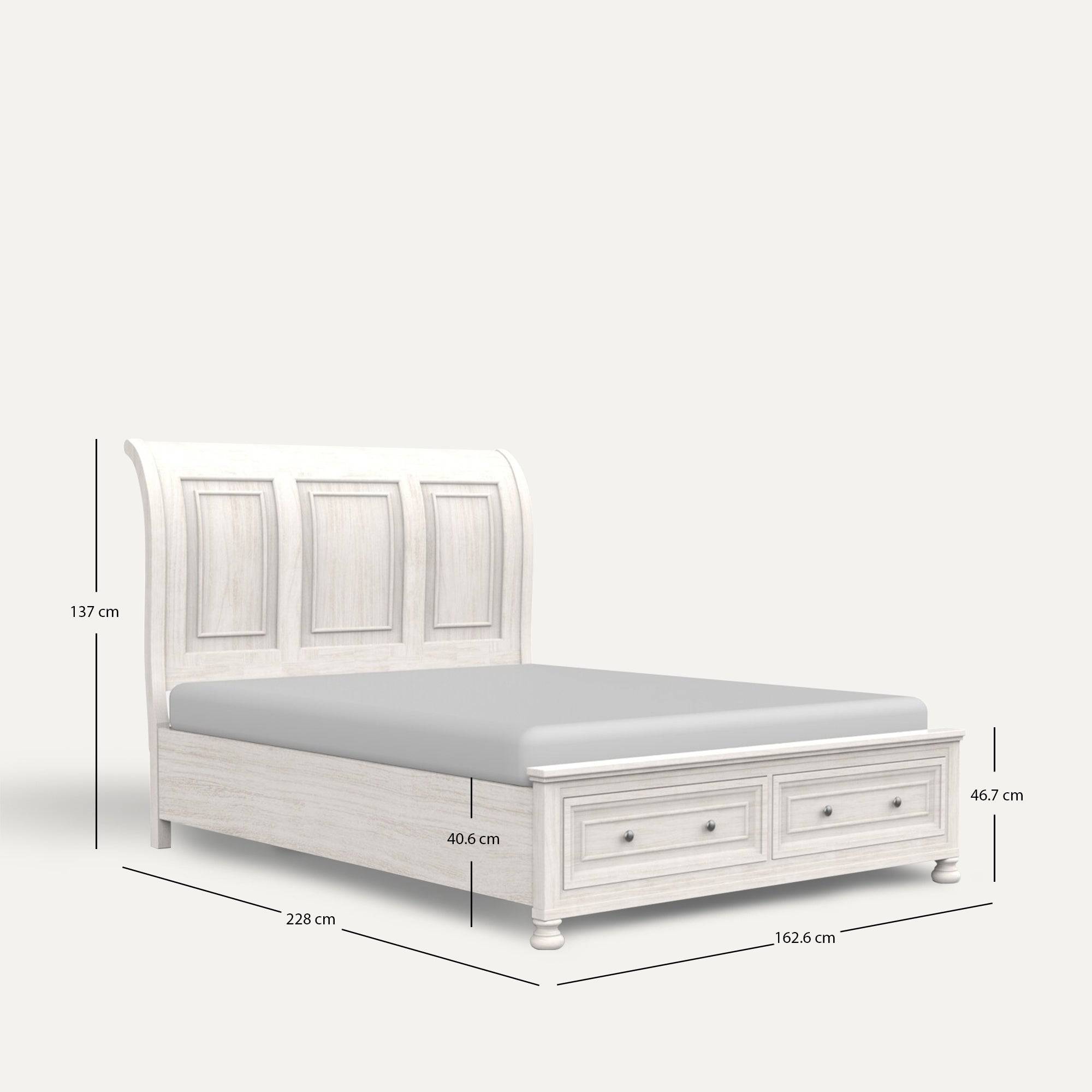 Hale Storage Bed - Solid Wood